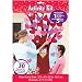 Amscan Valentine's Day Party Decorating Activity Kit (31 Pack), Multicolor, 65" x 32 1/2"