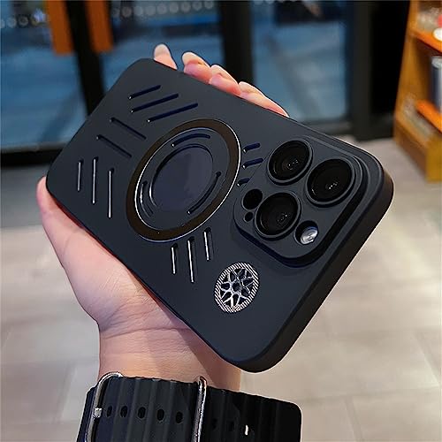 Coque respirante iPhone 13 ENILSA - Évitez la surchauffe avec cette housse rigide noire