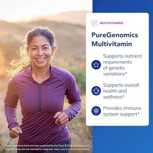 Image of Pure Encapsulations PureGenomics Multivitamin - Supplement to Support Nutrient Requirements of Common Genetic Variations* - with Vitamin A,B,C,D,E, K & Minerals - 30 Capsules