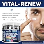 Clean Collagen Retinol For Face Moisturizer Cream | Snail Mucin Hyaluronic Acid Jojoba Vitamin C Ceramides Licorice Niacinamide Aloe Vera Rosehips MSM Arginine Glowing Skin Facial Lotion - Image 3