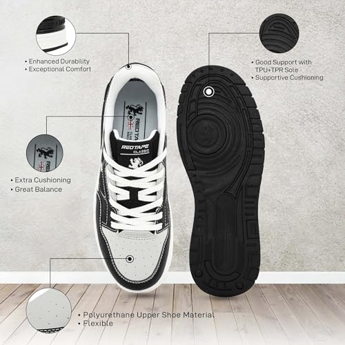 Image of Red Tape Lifestyle Sneaker Shoes for Men | Elegantly Rounded Front, Soothing Insole & Impact-Resistant Comfort
