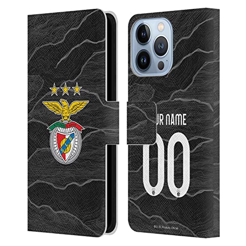 Coque iPhone 13 Pro Benfica personnalisable avec fentes cartes et rabat cuir