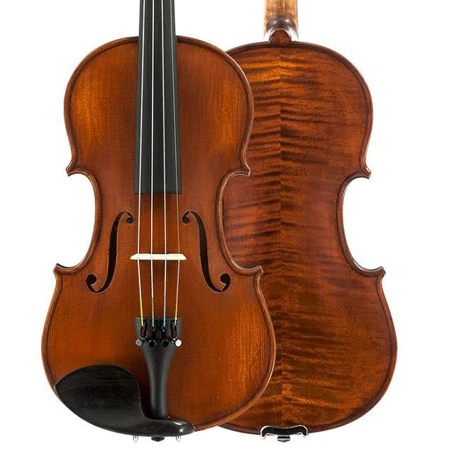 Violine Decke Aus Abgelagerter Fichte Handgefertigt Lackiert Griffbrett Aus Ebenholz Für Violine