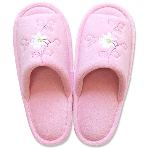 オカ スリッパ デイジーマルシェ ピンク 約24cmまで