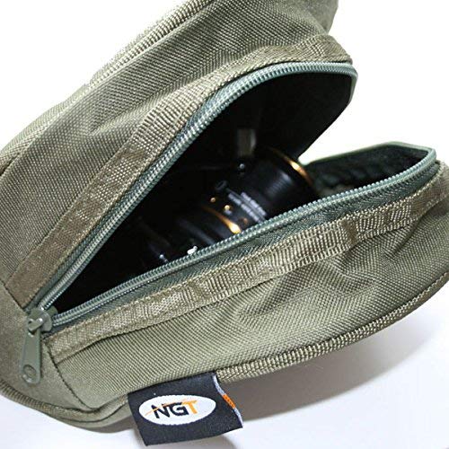 NGT Deluxe Padded Fishing Reel Case - XL Size For Large Carp, Pike & Sea Reels 3 thumbnail image