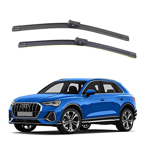 Image of Oshotto (O.E.M Type) Frameless Wiper Blades Compatible with Audi Q3 (24 inch / 21 inch)