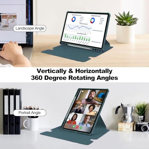 Housse Samsung Tab S9 Plus avec veille automatique et clavier pivotant - 2