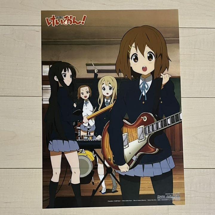 アニメポスター　けいおん　かきふらい　クリアポスター Amazon.co.jp: けいおん 5thあにばーさりー A2クリアポスター 全