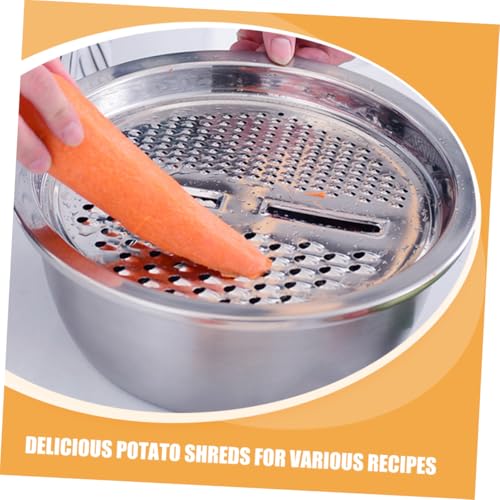 Rallador y Cortador Multiusos de Acero Inoxidable 2 Piezas miniatura 3