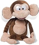 Descriptif produit: SINGE ÉLECTRONIQUE PÉTEUR : Il rit et remue dans tous les sens quand on appuie sur sa main. 30 cm. Alim. 3 piles LR06 fournies. Dès 18 mois.