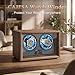 CAJESA Ultra Quiet Watch Winder for Automatic Watches, Safe Bedroom Double Watch Winder with Near 0dB Motor & Stable DC Adapter for Watch Collection