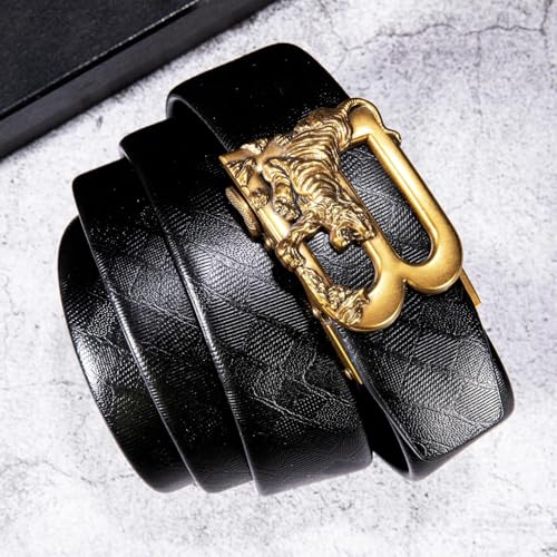 Mens Belt, Genuine Leather belts, Ratchet Slid Buckle, Adjustable Grain Leather Strap, Designer Business Wedding4