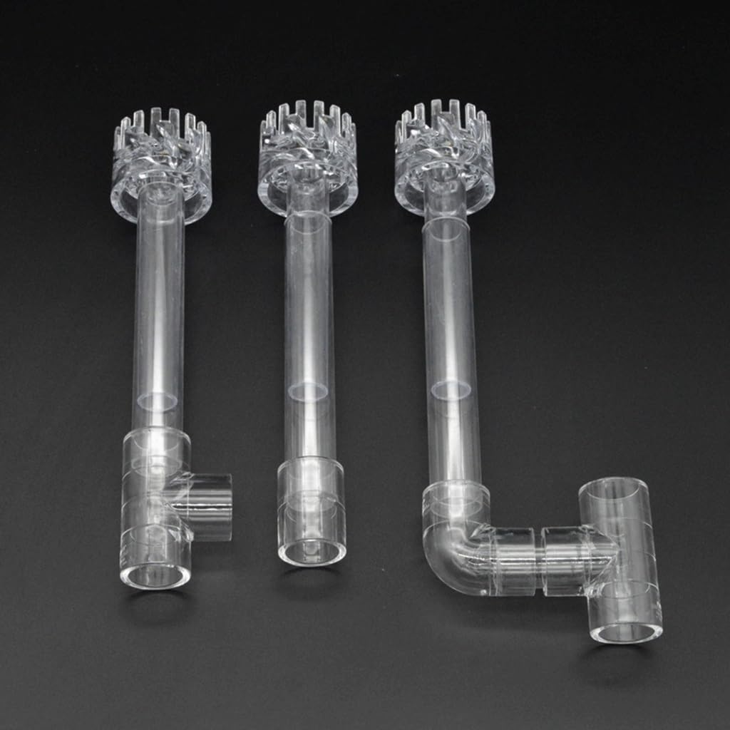 Filtr napływowy Lily Pipe Spin Surface z akrylu do akwariów o rozmiarach 20 mm i 25 mm – akcesoria do akwariów(20mm Three Way)