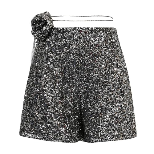 Short paillettes pour briller en boîte de nuit et festivals d'été