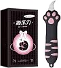 Box Cutter Paw Cat Paw Retractable Box Opener with Safety Cover Retractable Utility Cutter Cute Cat Claw Knife Opening Tool Portable Multipurpose Household Knife Office Stationery Supplies for