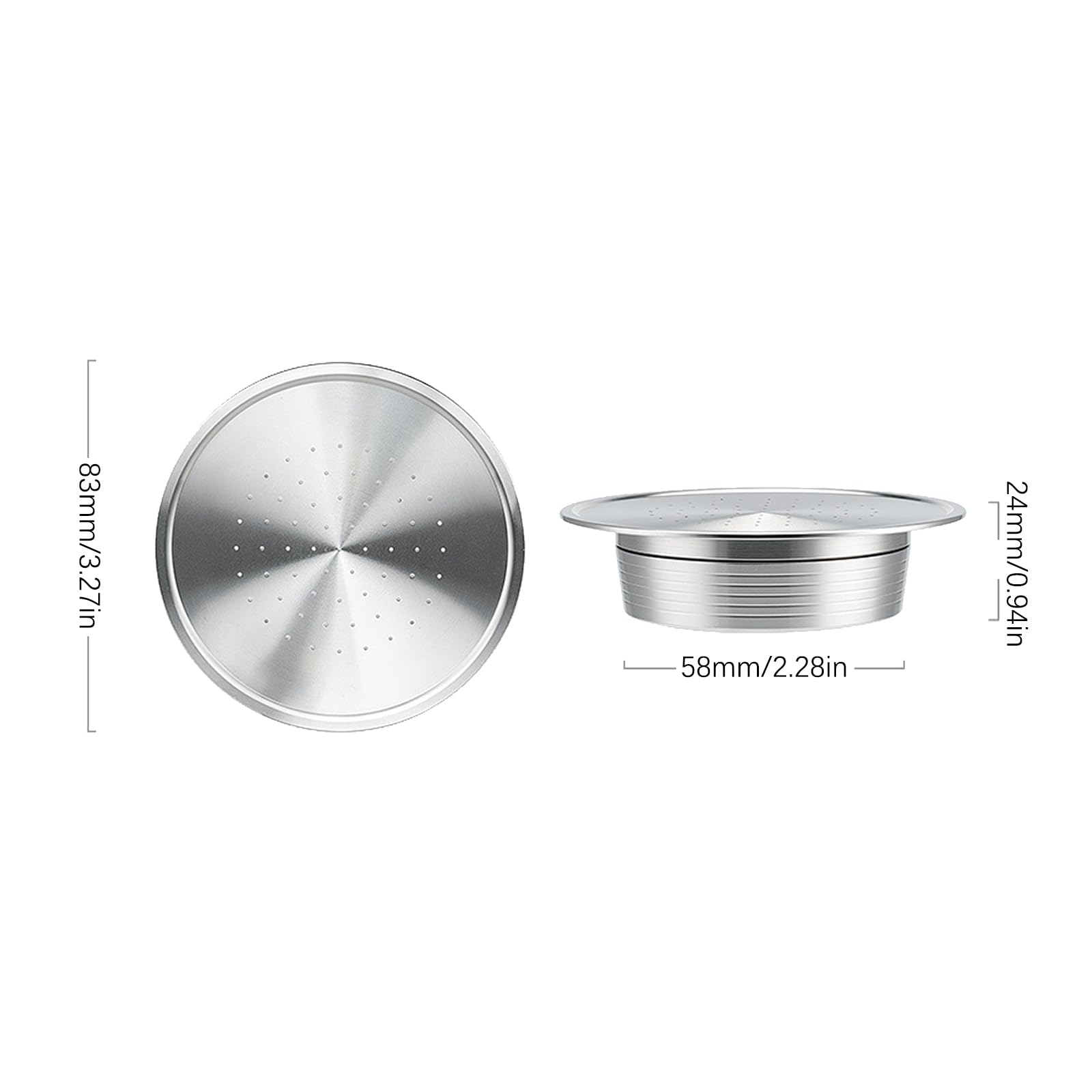 Cápsulas de café reutilizables para máquina de café expreso HD7801 HD6592, filtros de cápsulas de café recargables de acero inoxidable, elaboración de cerveza