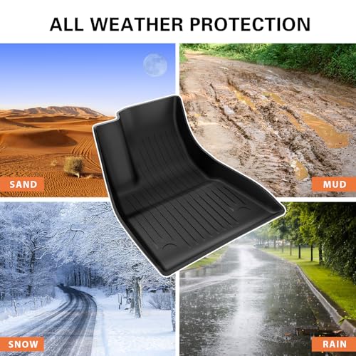 Aliestfdno IT-AFM02 Floor Mats For Tesla Model 3 Highland 2024 New Version thumb #4