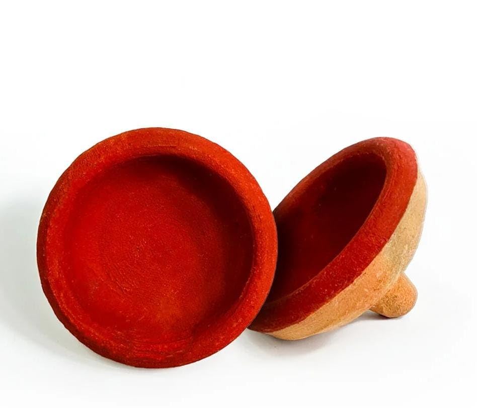 Mizyan Aker Fassi Moroccan Lip Stain Clay Pot & Lip Gloss - Natural Long Lasting Lipstick for Women, Moroccan Lip and Cheek Tint - Authentic Morocco Lip Clay Pot, Natural Lipstick Blush