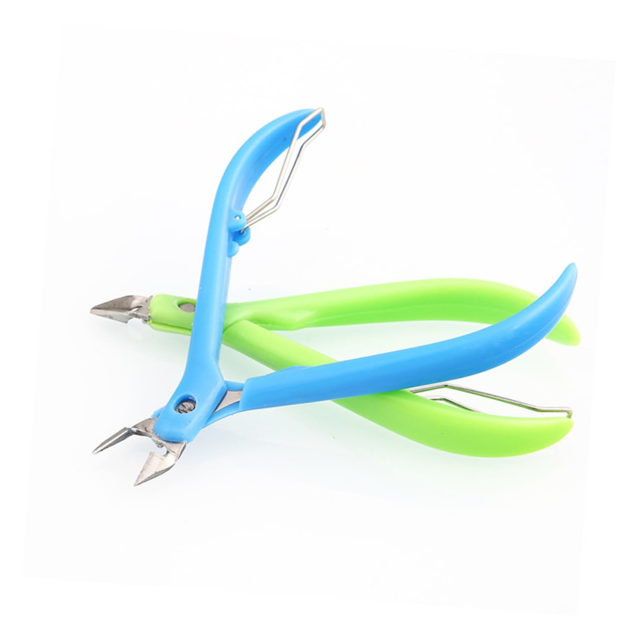 FOMIYES Professional Stainless Steel Cuticle Nipper Nail Art Tool Cuticle Cutter for Men Easy Snip Comfortable Handle Random Color