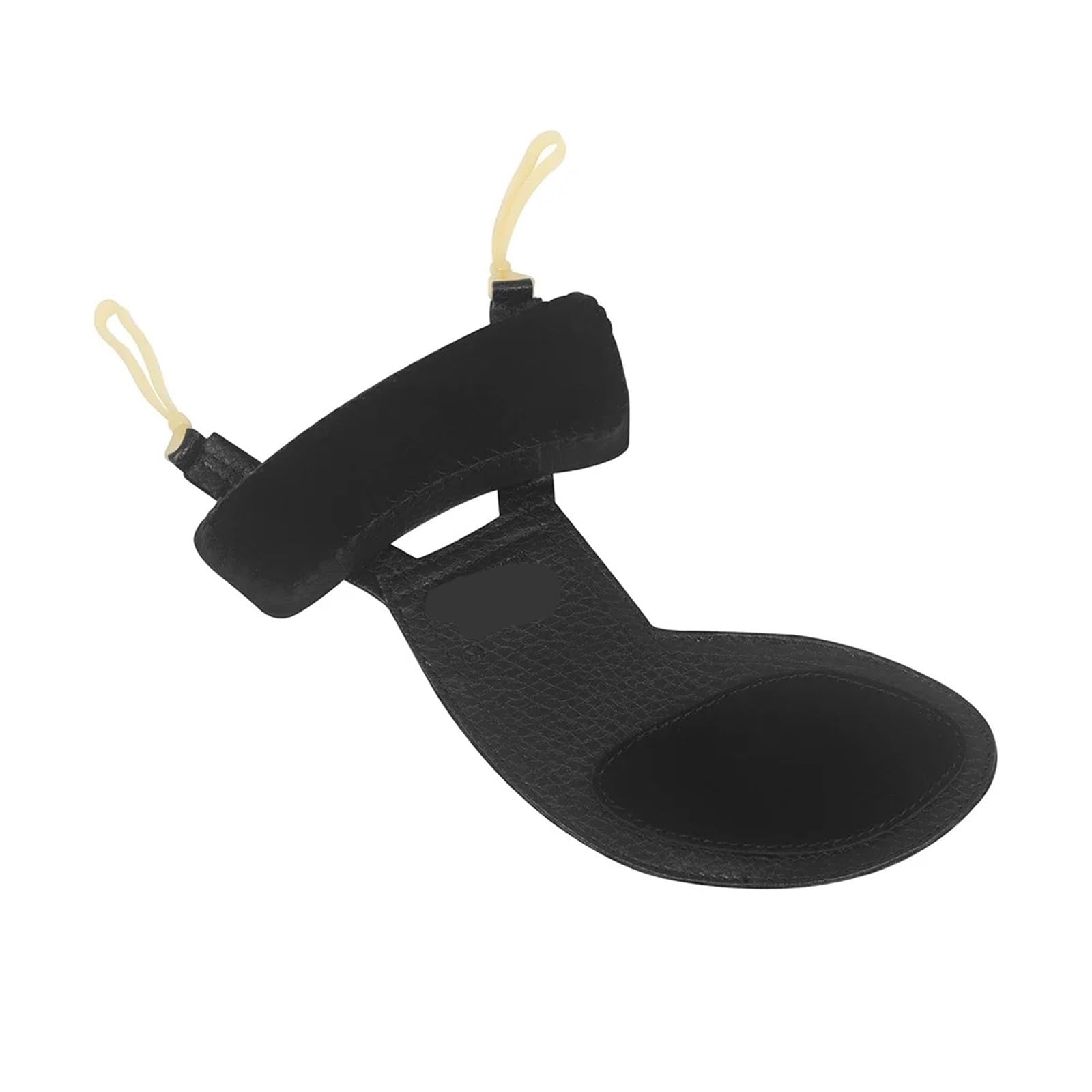 Mentonnière pour Violon Mentonnière for violon, épaulière, épaulettes gauches, mentonnière rembourrée, 1/8, 1/4, 1/2, 3/4, 4/4, accessoire à cordes(Black 1-2 1-4)