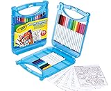 CRAYOLA- SuperTips - Marcadores Lavables para Crear y Colorear, 65 Piezas, Multicolor, Piece Set (04-0377)
