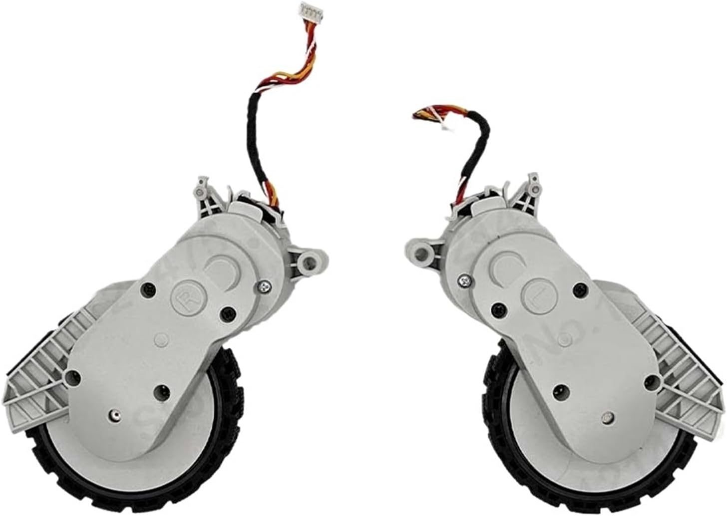 Left Right Motor Drive Wheel Accessories ，Compatible for XiaoMi，E10 B112 E12 E10C，3C Enhanced Version Robot Vacuum Cleaner Wheels Part(L+r)