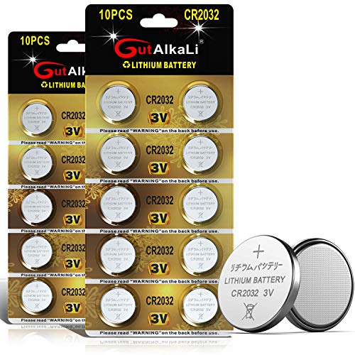 CR2032 Lithium 3V Battery, Electronic Coin Cell Button for Toys Calculators Watches(20 Pcs)