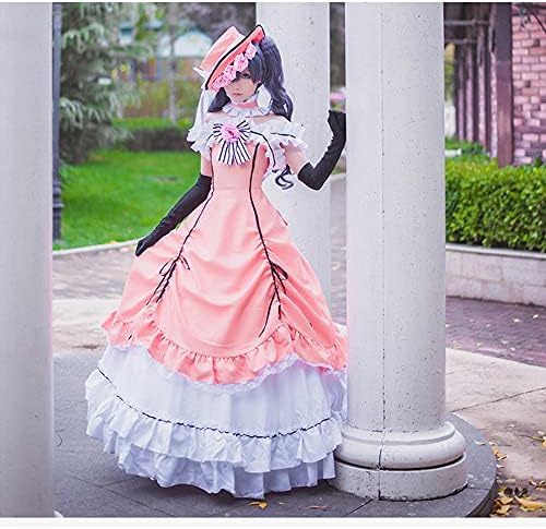 4PCS Anime Black Butler Ciel Phantomhive Halloween Carnival Cosplay Costume  Lovely Girl Apron JK Dress Lolita Skirts : Amazon.nl: Fashion