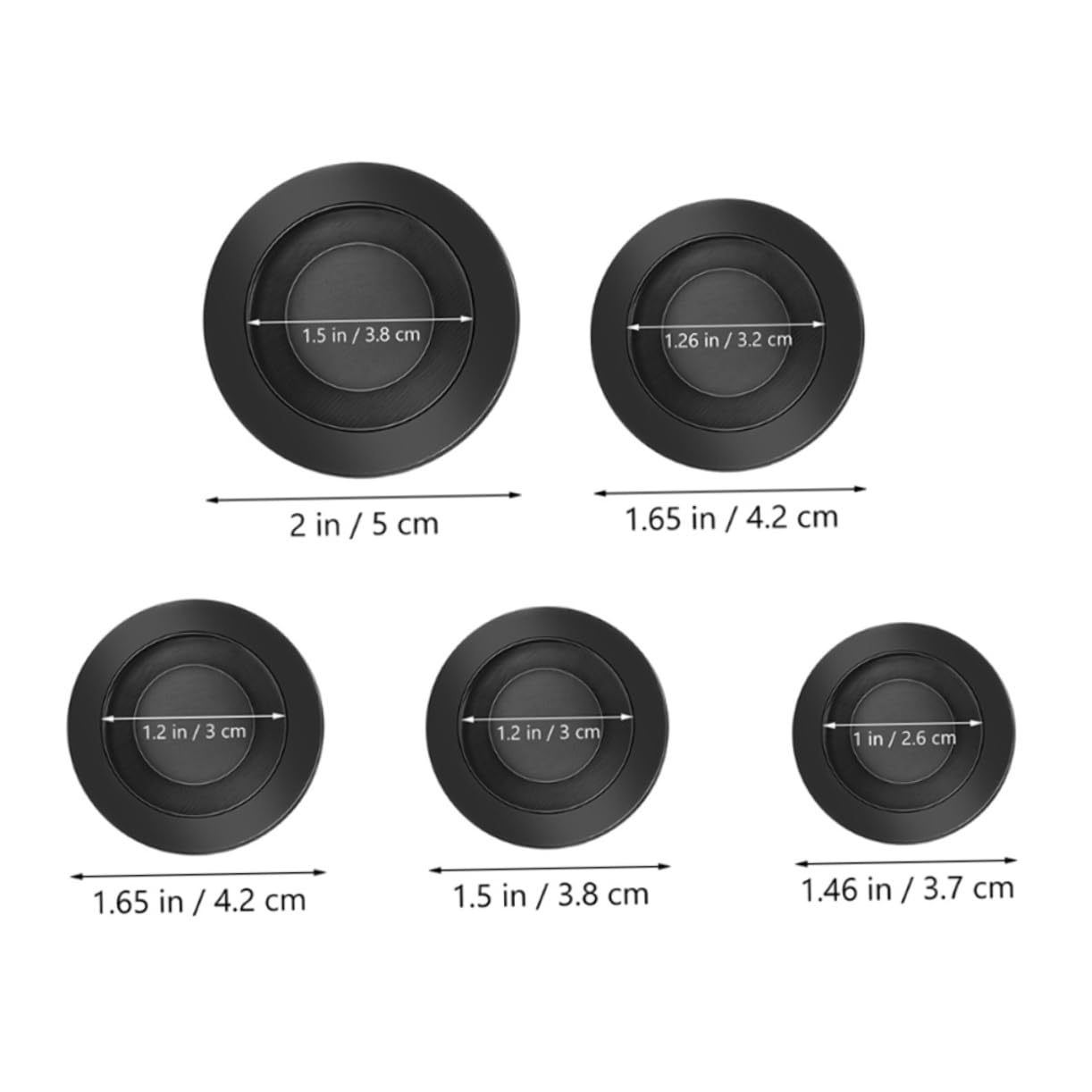 ifundom Money Saving Box Plug 15pcs Rubber Stopper for Piggy Bank Coin Bank Plug Easy to Install Savings Container Cap