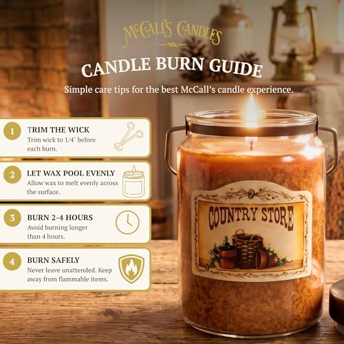 Image of McCall's Candles | Grandma's Kitchen | Scented Wax Melt | Spiced Cinnamon, Allspice & Fresh-Baked Love | 6-Piece Break-Apart Bar | 12-24 Hours Per Wedge | Poured in the USA | 5.5 oz
