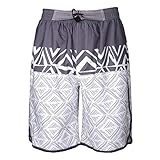 URVIP Herren Badehose Sommer Badeshorts 3D Druck Schnell Trocknend Hawaii Surf Schwimmhose Sporthose Multi-09 M