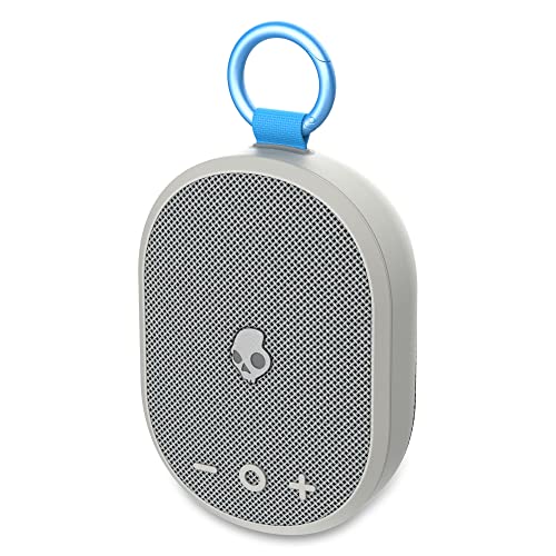 Image of Skullcandy Kilo Wireless Bluetooth Speaker - IPX7 Waterproof Mini Bluetooth Speaker with 24 Hour Battery, Downward Firing Passive Radiator, and True Wireless Pairing - Perfect for Outdoor (Grey)
