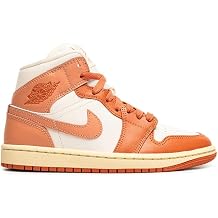 W AIR JORDAN 1 MID "SAIL/LT MADDER ROOT-MADDER ROOT-MUSLIN"