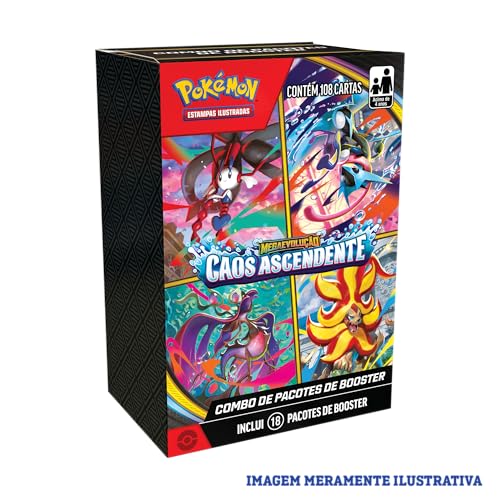 Pokémon TCG: Mega Evolução - Caos Ascendente - Booster Bundle - Português