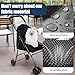balurukt Pet Stroller with 4 Wheels for Small/Medium Pets | Foldable Dog Cat Cage Jogger Stroller with Weather Cover for All-Season Sun Cover | Breathable and Visible Mesh for Small/Medium Pets Grey