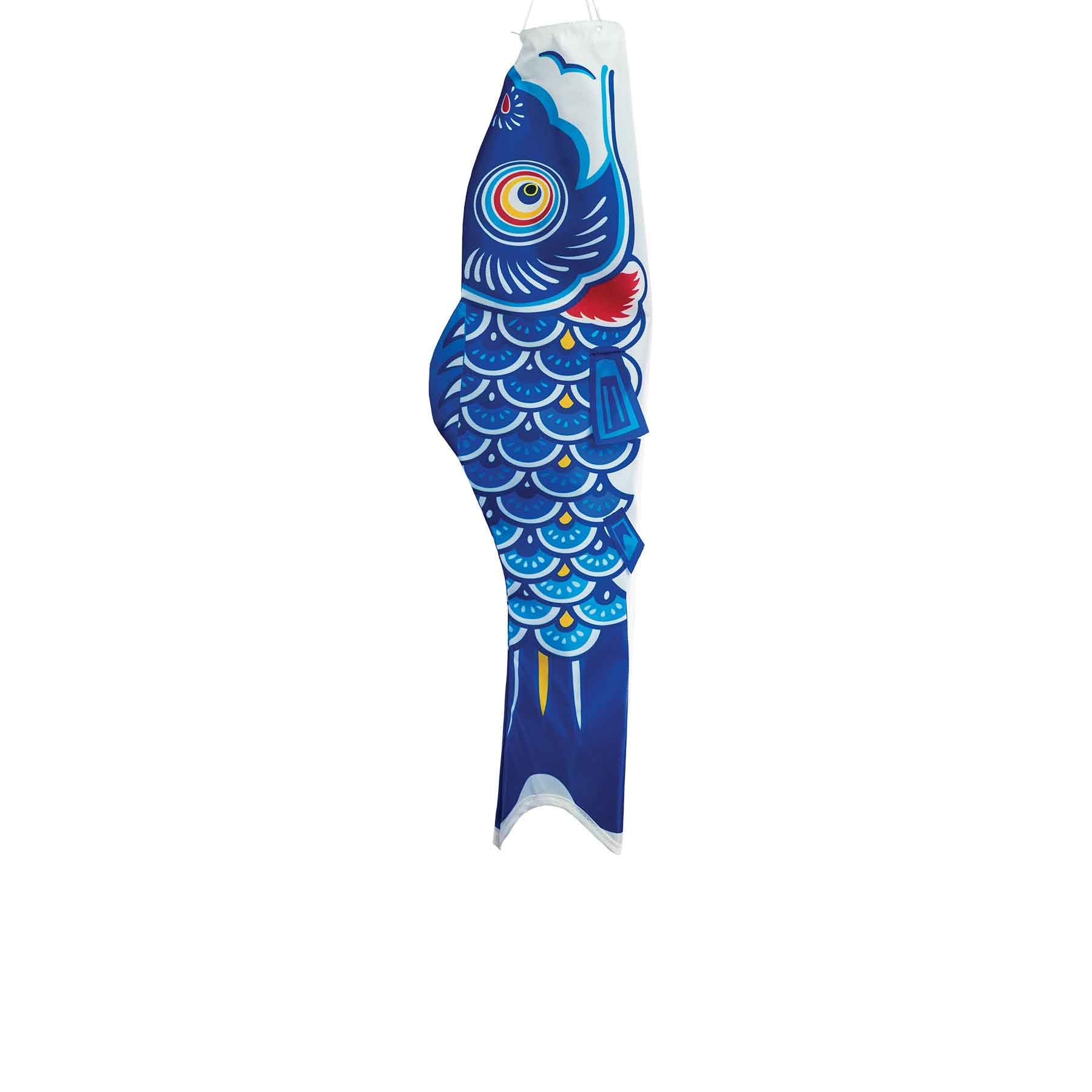 In the Breeze Koi Fish Windsock, 24-Inch, Blue-image-45
