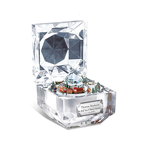 The Bradford Exchange - 'We Wish You A Merry Christmas' Music Box by Thomas Kinkade