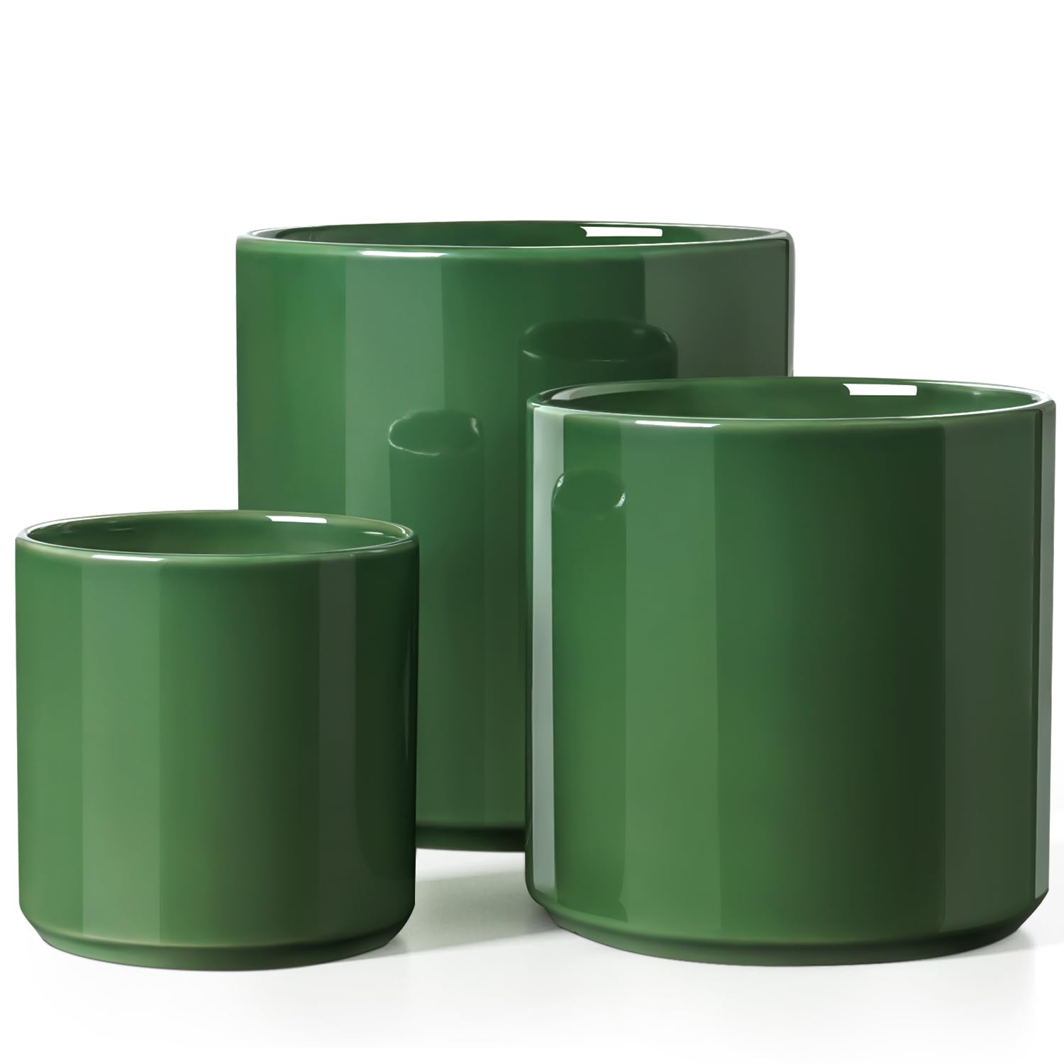 LE TAUCI 10+8+6 Inch Ceramic Pots Set