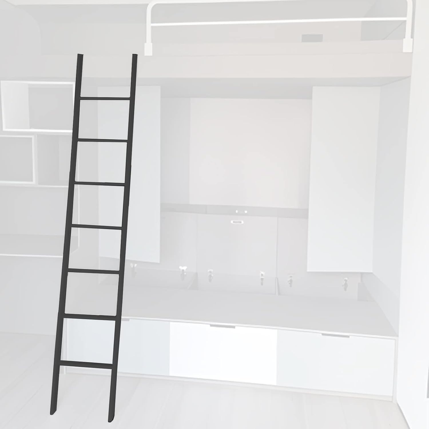Escalera ajustable de litera para solucionar problemas de espacio y accesibilidad en RV