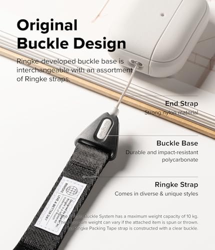 Image of Ringke Lanyard Design Strap Lettering Shoulder Neck Hand Wrist Designed for Cell Phone Cases, Keys, Cameras & ID QuikCatch Lanyard Adjustable String
