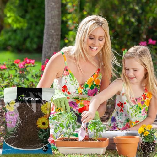 Sphagnum Peat Moss for Plants 1qt, Organic Garden Growing Soil Amendment and Media for Flowers, Vegetables, Herbs, Orchid, Indoor Houseplant