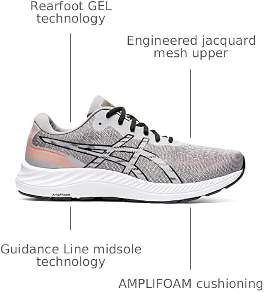 Amazon.com | ASICS Men's Gel-Excite 9 Running Shoes, 8.5, Oyster