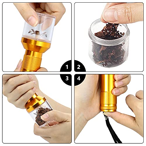 Bloce Electric Grinder, Electric Grinder For Spice With Cleaning Brush And Spoon, Aluminum Alloy Portable Chopper Fine Grinder Kit(Batteries Not Included) #TOP3