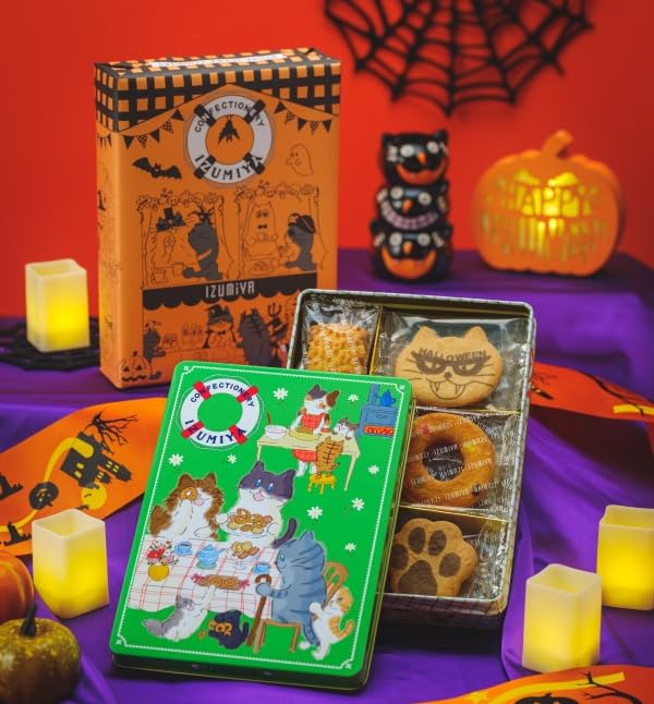 Amazon.co.jp: 泉屋 いずみや ＜ハロウィン限定バージョン＞ねこ缶