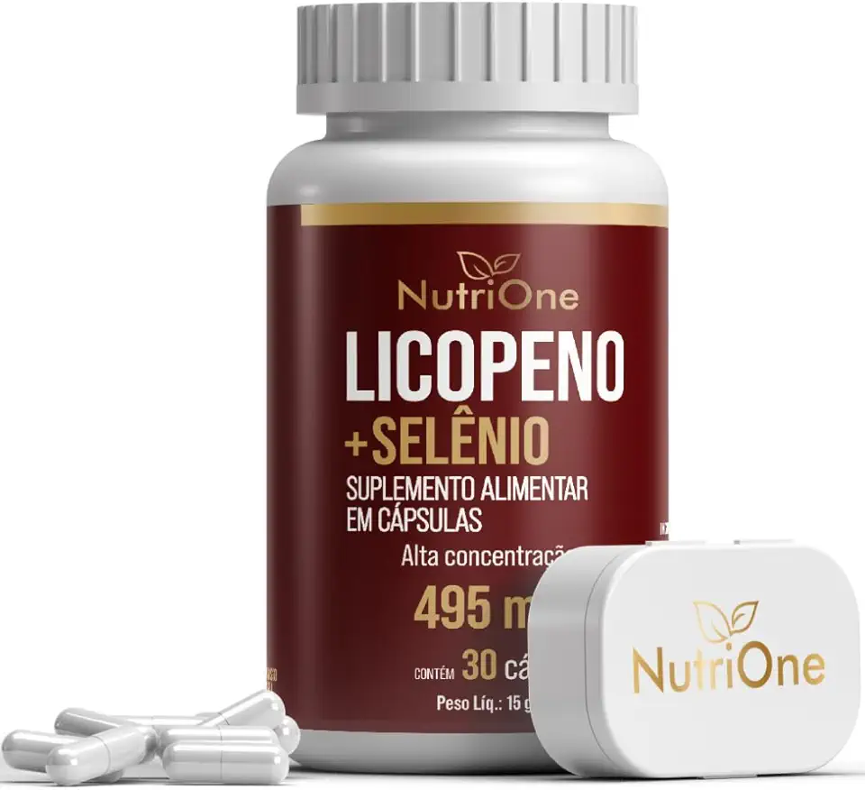 Licopeno 8mg + Selênio 30 Cápsulas - Nutrione