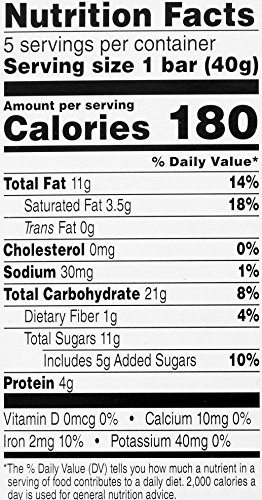 Wickedly Prime Fruit & Nut Bar, Banana Nut, Gluten Free, Kosher, 1.4 Ounce (Pack of 5) - Thumbnail 5
