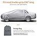 Audew 6 Layers Truck Cover, All Weather Car Cover for Pickup Truck, Snowproof Waterproof Windproof Dustproof UV Protection Universal Car Covers for Truck, Fits up to 246''