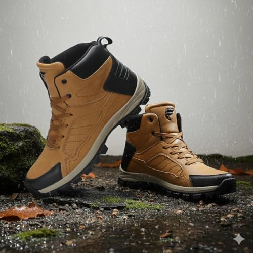Image of THUNDER Men Classic Comfort Stylish Fashion Adventure Hiking Trekking Boots