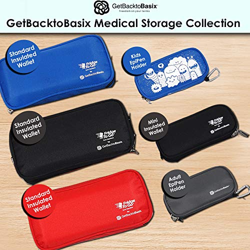 Fridgetogo Insulin Cooler Travel Case Bag Portable Storage Wallet