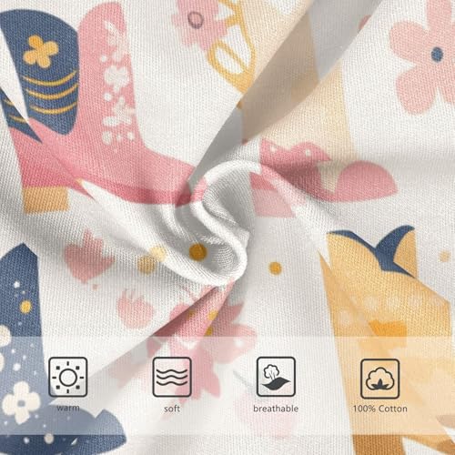 KLL Western Boots Design Boho Scotland Toddler Boys Soft Briefs Breathable Children Undies3